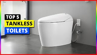 Top 5 Best Tankless toilets in 2024 [upl. by Verda]