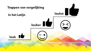 Trappen van vergelijking adjectieven [upl. by Zoellick]