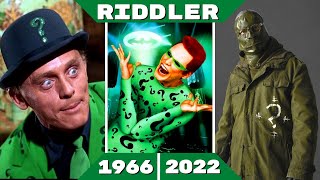 Evolution of The Riddler 19662022  Paul Dano The Batman Robert Pattinson [upl. by Kcirrez]