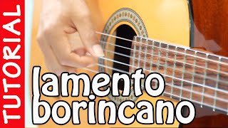 LAMENTO BORINCANO  Guitarra Tutorial [upl. by Ardnal28]