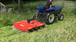 Gyrobroyeur pour microtracteur wwwlideragrifr [upl. by Yruama509]