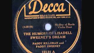 Paddy Killoran amp Paddy Sweeney Decca 12131 Irish Reels [upl. by Refannej]