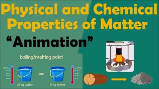 PHYSICAL AND CHEMICAL PROPERTIES OF MATTER  Animation [upl. by Mancino]