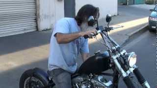 Hunting Harleys 1980 FXE quot80quot Old School Rat Rod Bobber [upl. by Assili818]