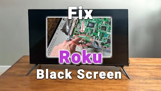 Fix Your ROKU TV Black Screen  Detailed Guide [upl. by Lewak]