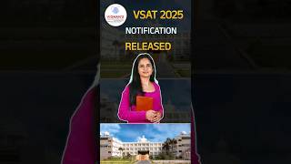 VSAT 2025 Notification Released  Vignan University Engineering Entrance Exam [upl. by Mccully]