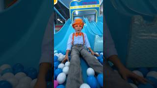 Kid Blippi Learns Colors at the Indoor Playground blippi shorts [upl. by Nythsa]