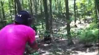 22 tracers in full auto MAC11 at AR15com home town shoot [upl. by Korney730]