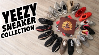 My Entire YEEZY Sneaker Collection 15 Pairs of Kanye West Sneakers [upl. by Attelahs]