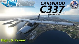 Cessna C337 Skymaster II by Carenado  FlightReview  Microsoft Flight Simulator [upl. by Jacklyn]