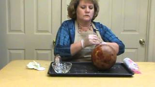 How to Dye a Gourd using Leather Dyes  Featuring Miriam Joy [upl. by Oirretna]