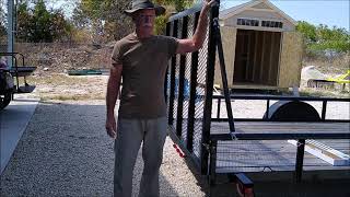 DIY trailer gate assist Please finish the job [upl. by Dymphia]