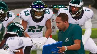 Gameplay Madden Philadelphia Eagles vs Baltimore Ravens [upl. by Danie696]