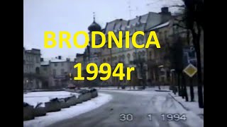 Przejazd przez Brodnicę 30011994 [upl. by Laehplar817]