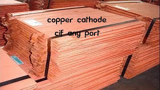 copper cathode and copper millberry scrap for sale [upl. by Ellasal631]