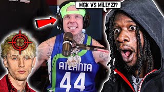 MILLYZ DISSES MACHINE GUN KELLY quotHolyWater Freestylequot REACTION [upl. by Dougherty]