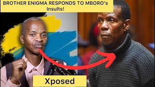 Gatvol Brother Enigma Xposes amp responded Prophet Mboro who Dragged him and called him a dirty man [upl. by Musetta]