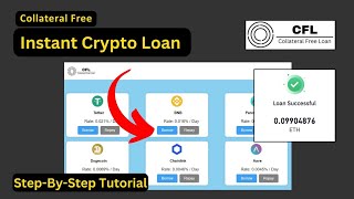 Collateral Free Crypto Loan Earn Unlimited Money Easily  Crypto Airdrop  Earn Free Crypto Borrow [upl. by Tica]