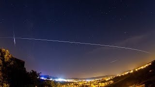 ISS am Himmel über Deutschland [upl. by Ramon]