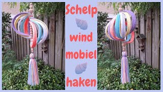 Haken ♥ Schelp windmobiel [upl. by Kilan991]