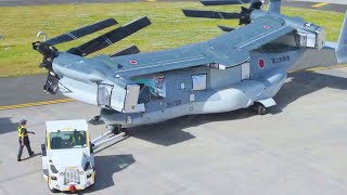 Japan Receives US Super Advanced Transformers Planes V22 Osprey [upl. by Reiter723]