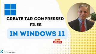 Create TAR Compressed Files in Windows 11 [upl. by Tracie692]