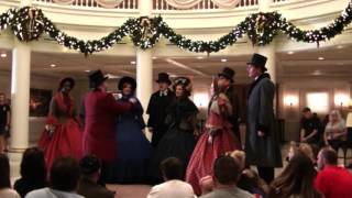 EPCOT  Voices of Liberty as the Charles Dickens Singers  Dec 13 2016 [upl. by Burtie593]