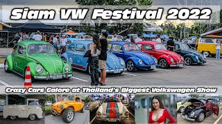 Siam VW Festival 2022 Crazy Beetles Buses Vans amp Conversions at Biggest Volkswagen Show Thailand [upl. by Pedersen]