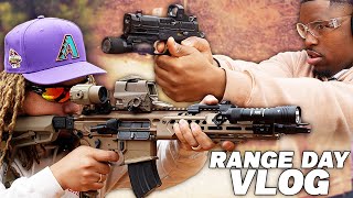 Sig Spear LT New SIG SLX Suppressor  Custom P320  MP5  Daniel H9 amp More  Range Day Vlog w SNIPE [upl. by Nelson971]