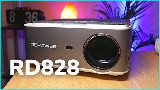 DBPower RD828 Native 1080p Projector Review [upl. by Ramunni]