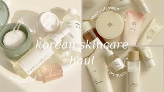 400 Korean Skincare Haul Acne prone skin and Oily skin must haves Popular Recommendations [upl. by Esteban]