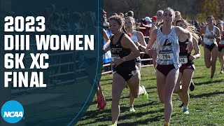 2023 DIII Womens Cross Country Championship  Full Replay [upl. by Nehgem699]