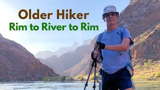 Older Hiker Rim to River to Rim Grand Canyon [upl. by Haikan495]