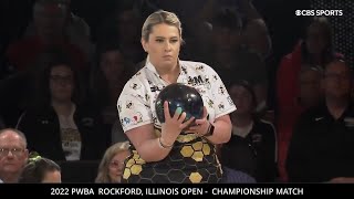 2022 PWBA Rockford Open Championship Match Liz Kulhkin vs Stefani Johnson [upl. by Amaris]