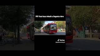 BYD Teszt busz érkezik a Honvéd térre [upl. by Faria]