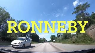 Ronneby Sweden Dashcam driving [upl. by Lodi]