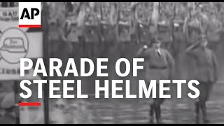 BERLIN SEES PARADE OF STEEL HELMETS  SOUND [upl. by Anival627]