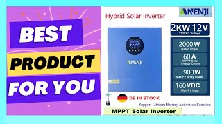 2KW 3KW 4KW Hybrid Solar Inverter 12V 230V Photovoltaic Inverter [upl. by Kira]