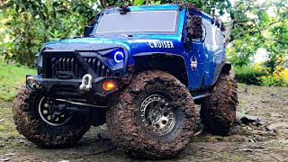 110 scale rc car  RGT EX 86100 V2standart TRAILING MUD AND OFF ROAD rgt rcoffroad rc [upl. by Friedrick843]