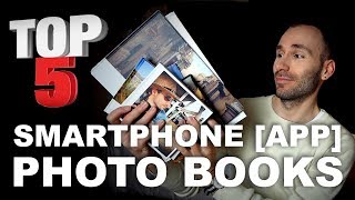 TOP 5 BEST Smartphone App Photo Books 2019 [upl. by Sergent]