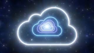 MP3FY Neon Cloud Shape Tunnel Moving in Dark Blue Night Sky Glowing Lights 4K TikTok Trend Backgroun [upl. by Tannenbaum]