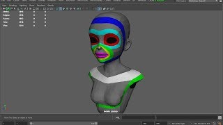 Maya Head Retopology Timelapse [upl. by Yttocs]