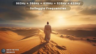 396Hz  963Hz  639Hz  528Hz  432 hz SUPER POSITIVE amp binaural beats hfo [upl. by Pollerd]