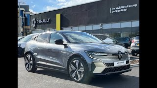 Renault Megane Etech EV60 160kW Iconic Comfort Range 60kWh Shadow Grey with Diamond Black Roof [upl. by Moss435]