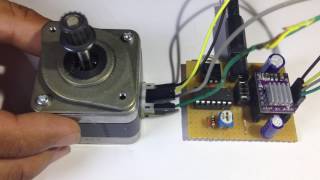 simple A4988 stepper motor driver control without MCU [upl. by Hayman]