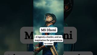 MS Dhoni  Biography  Short life story [upl. by Ralph]