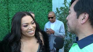 Tisha Campbell Carpet Interview at Not Another Church Movie Premiere [upl. by Diane]