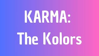 The Kolors  KARMA TestoLyrics [upl. by Tobe]