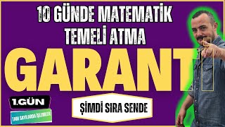 10 Günde Matematik Temeli Atma Garanti Kampı  1 Gün  Şimdi Sıra Sende [upl. by Ronica968]