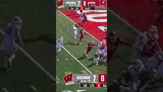 Wisconsin takes a 14 point lead vs Rutgers 🤯 [upl. by Perlie44]